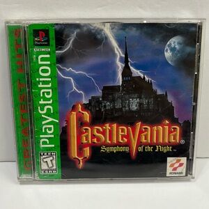 Castlevania Symphony of the Night Greatest Hits PlayStation Game